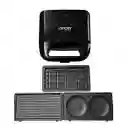 Sanduchera 3en1 Onoff Tosti Arepas Wafles Grill Antiadherent