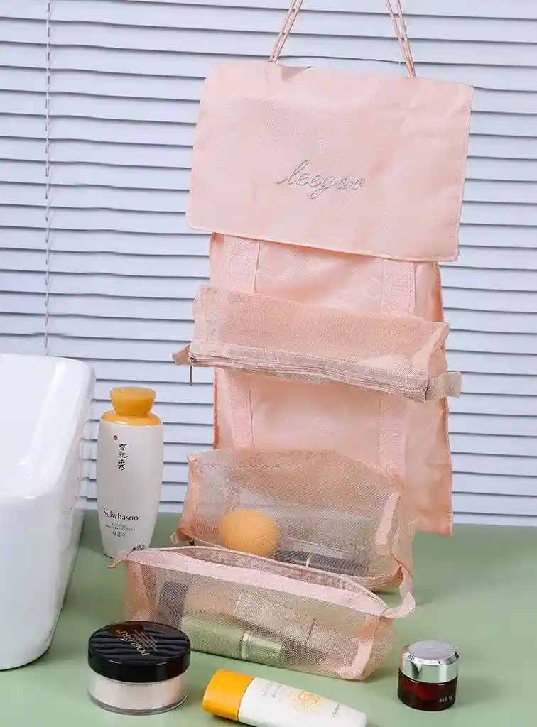 Cosmetiquera Desenrrollable 4 En 1