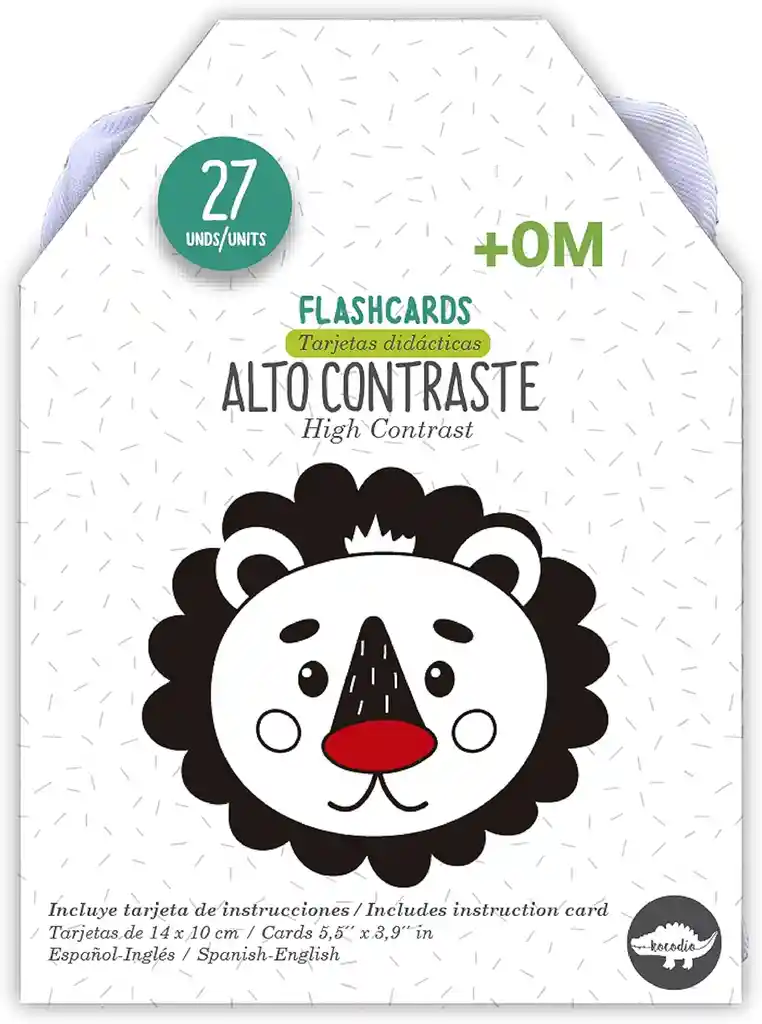 Juego Estimulación Visual Flash Cards Alto Contraste Bebés