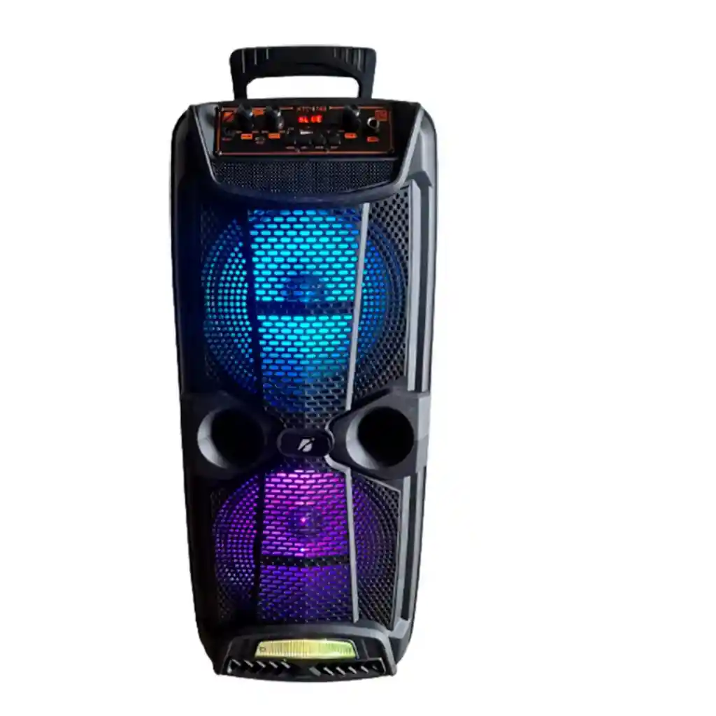 Parlante Kts Kts-1743 Portátil Con Bluetooth Negra 110v