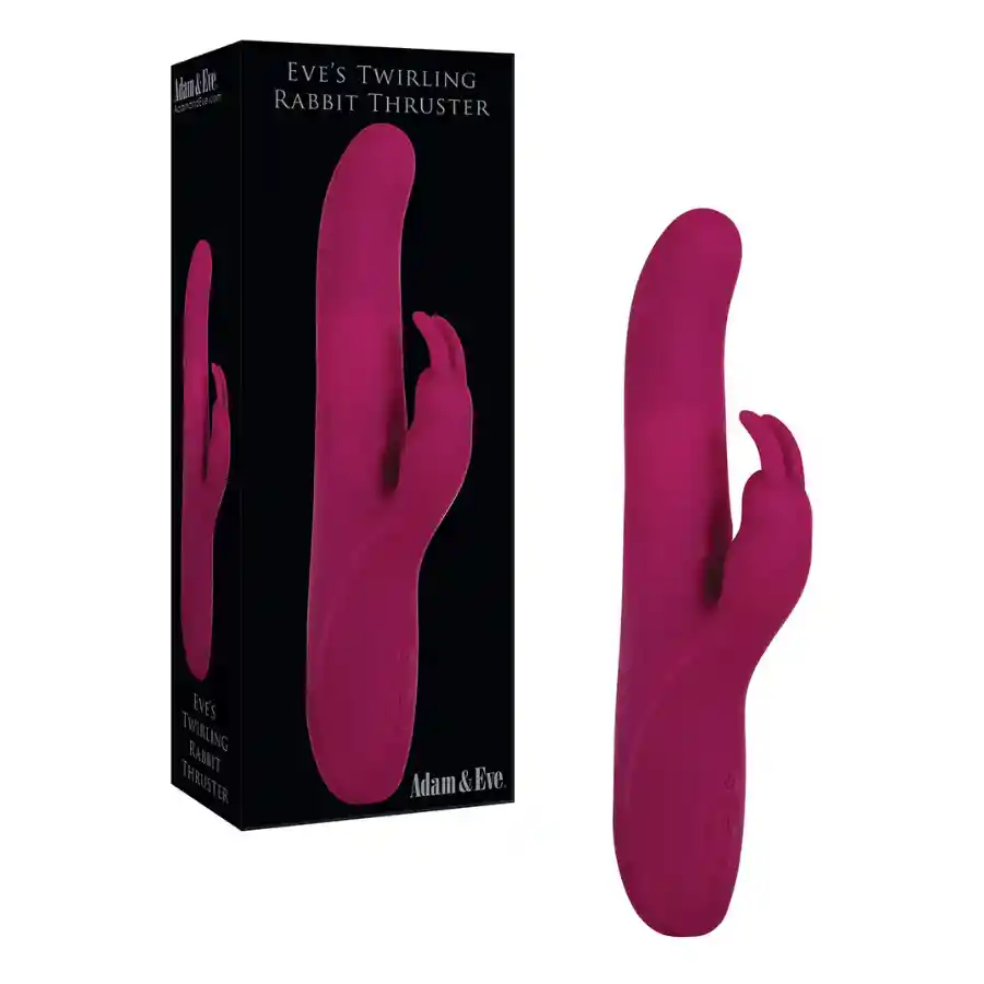 Vibrador Doble Conejo Giratorio Adam Eve