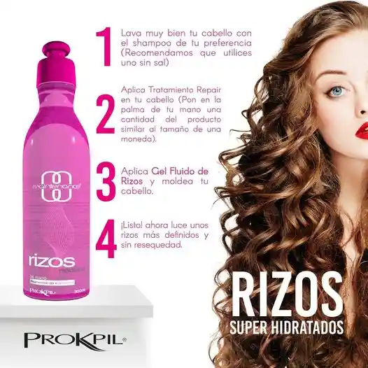 Gel Moldeador Rizos 300ml Prokpill