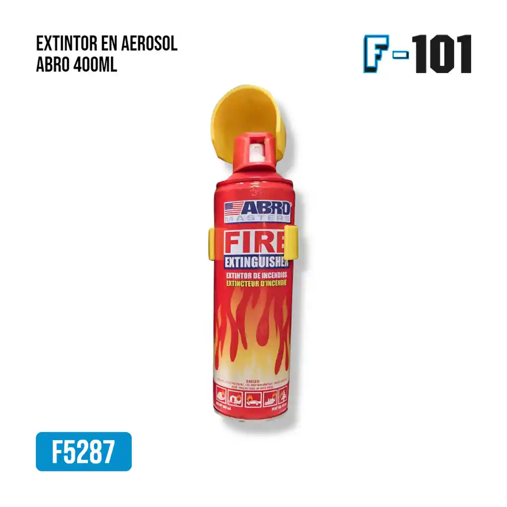 Extintor En Aerosol Abro 400ml