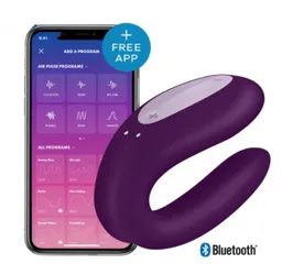 Satisfyer Double Joy Morado 100% Original