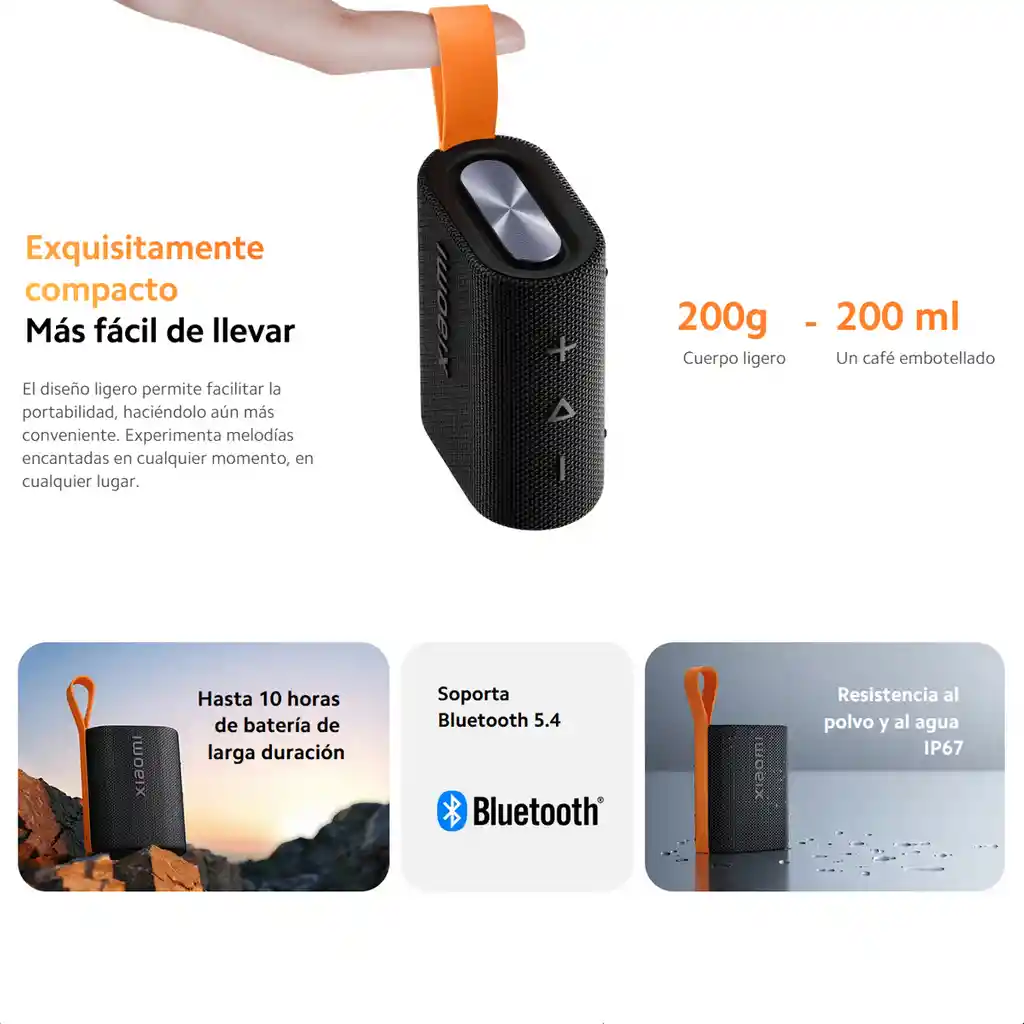 Xiaomi Sound Pocket Parlante Inalámbrico Portátil Ip67, Tws