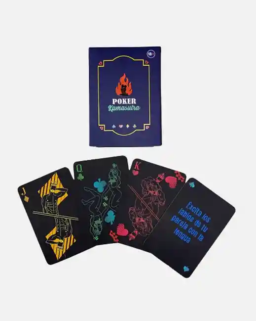 Juego Erótico Cartas Poker Kamasutra Heterosexual