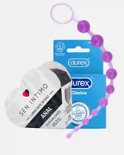 Combo Principiante Sexo Anal Seguro ( Plug + Lub Anal + Condones )