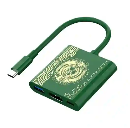 Adaptador Nintendo Switch Tipo-c Con Hub Displaypor Usb 2,0