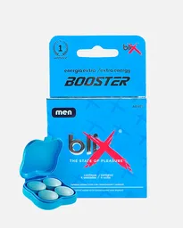 Potenciador Sexual Blix Booster Afrodisíaco Natural Hombre X4