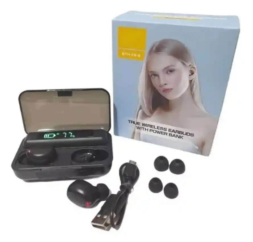 Audifonos In-ear Gamer Inalambricos Tws Bth-f9-5 Bluetooth