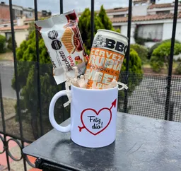 Mug Pocillo Con Cerveza Amor Y Amistad