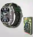 Reloj Inteligente Smartwatch Tipo Militar Dos Pulsos