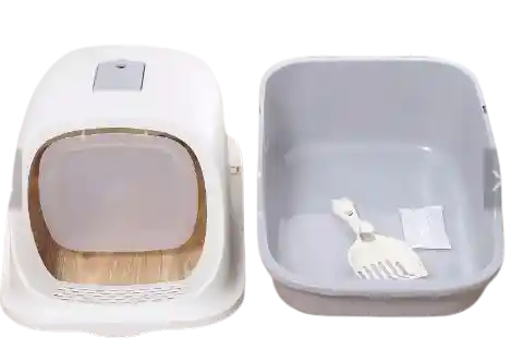 Baño Arenero Para Gatos + Filtro + Pala + 6 Juguetes