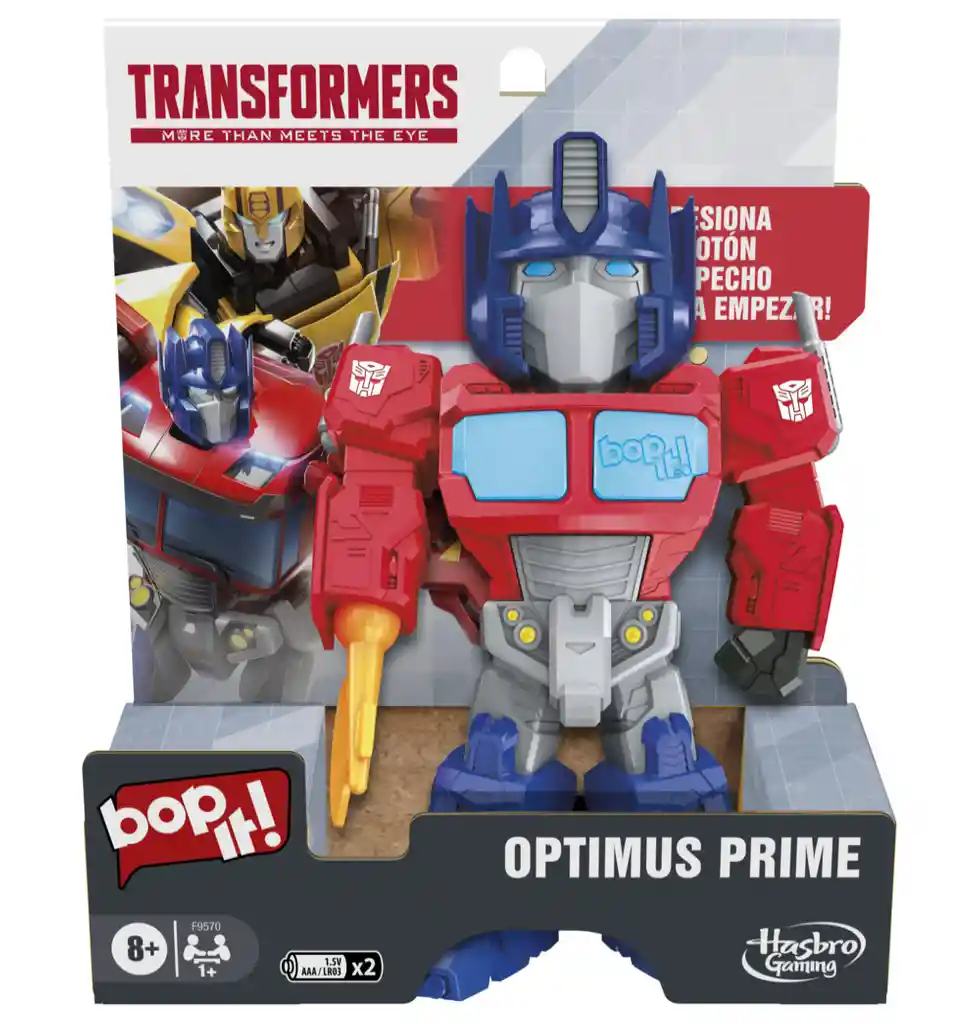 Juego De Mesa Bop It! Optimus Prime