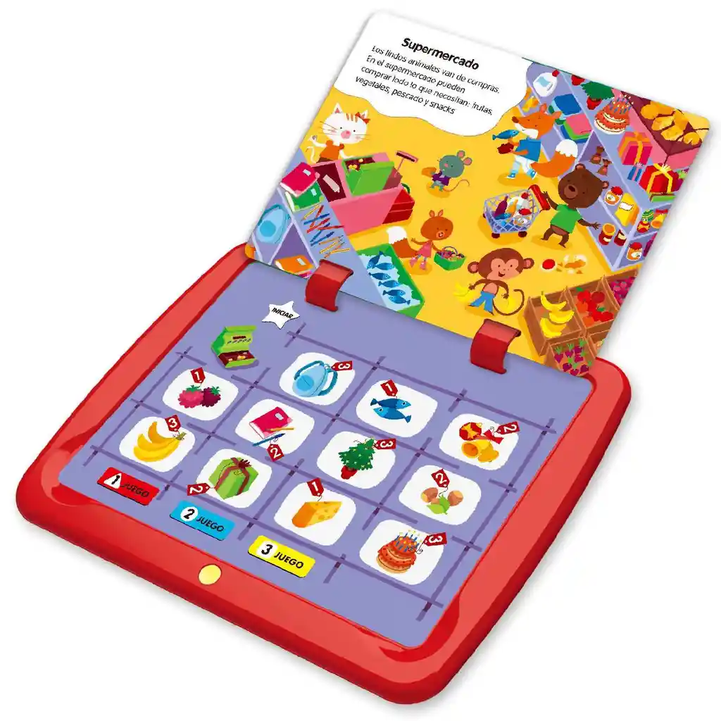 Libro Interactivo Actividades Juegos Mentales Sonidos Niños