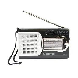 Radio Mini Portátil Slim Altavoz Integrado Audífonos Am/ Fm Sonivox Vs-r3