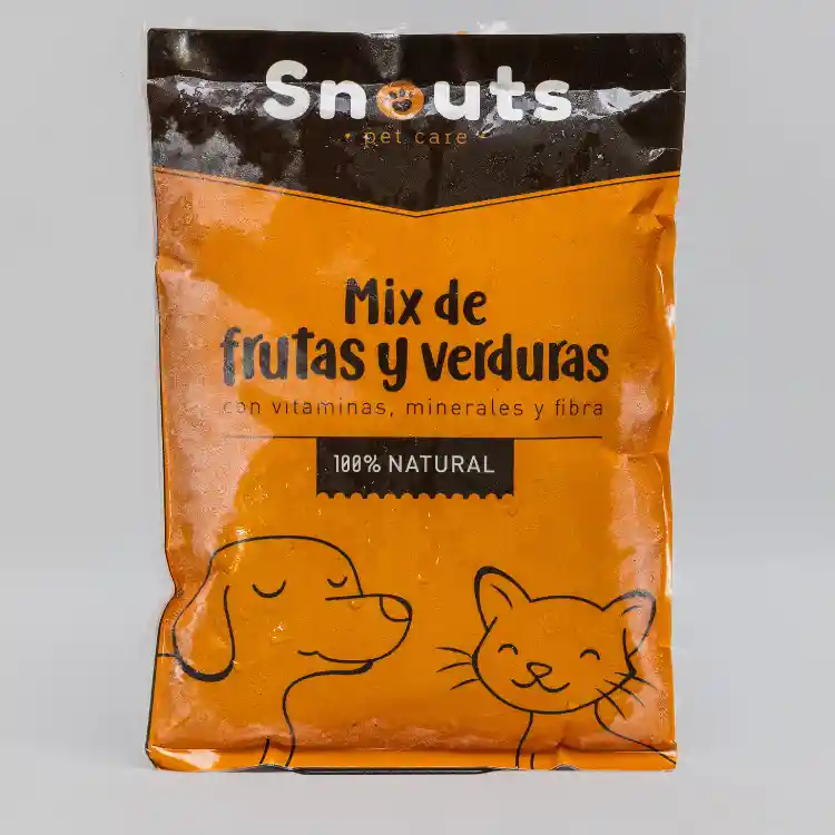 Snouts Alimento Para Perro Y Gato Mix De Frutas Y Verduras 300 G