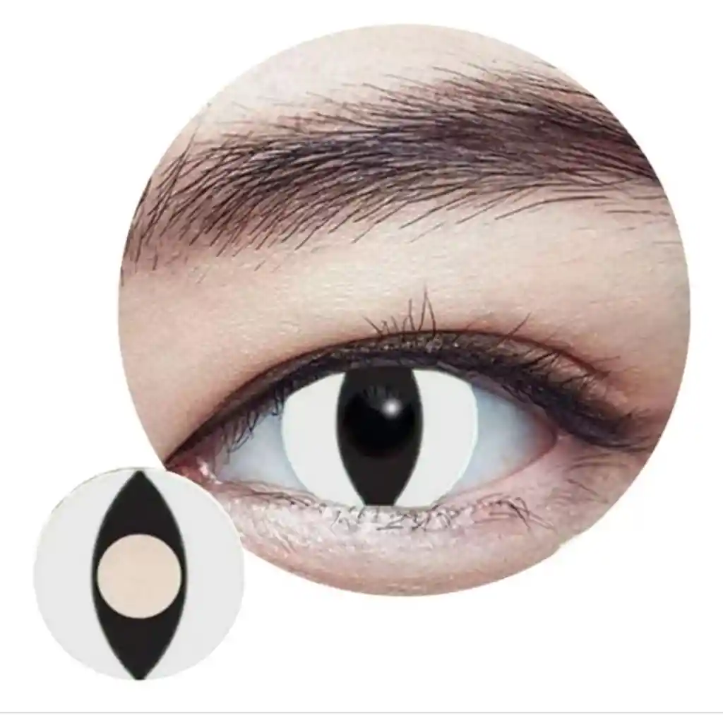 Pupilentes Ojos Personalizados Halloween Dia Brujas Disfraz Variable