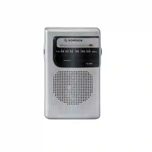 Radio Portátil Slim Altavoz De Pilas Sensibilidad Am / Fm Sonivox Vs-r96