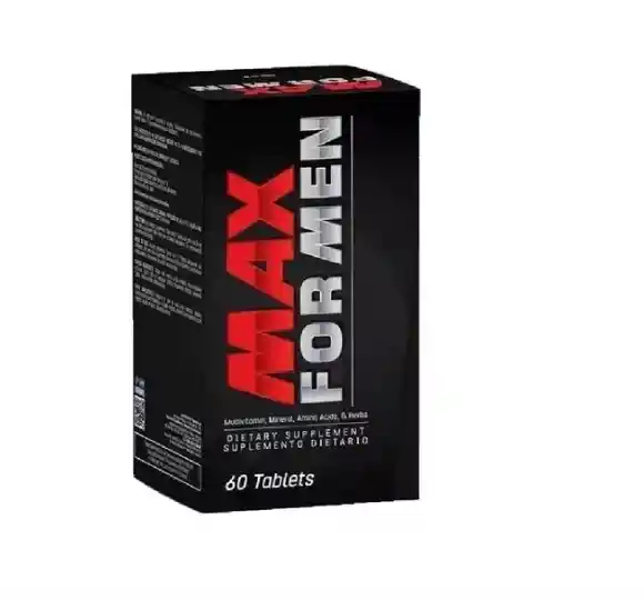 Max For Men 60 Tablets Multivitaminico Healthy America