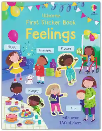 Libro Educativo Sentimientos Con Stickers Para Niños Niñas