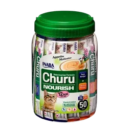 Churu Nourish Bombonera (25tuna/25chicken) 50u 14gr