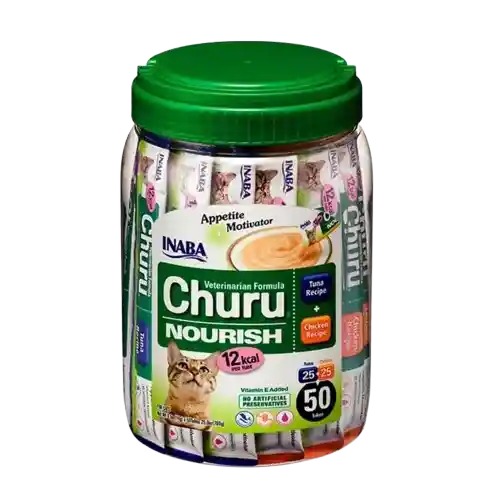 Churu Nourish Bombonera (25tuna/25chicken) 50u 14gr