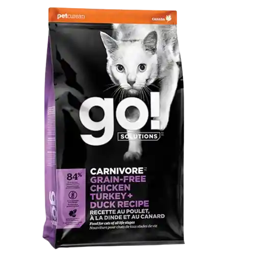 Go! Solutions Gato Carnivore Sin Gr Chicken And Duck X 1,4 Kg