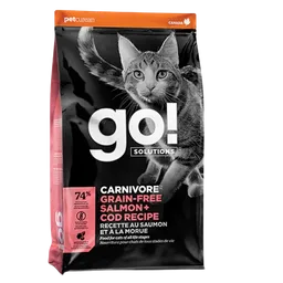 Go! Solutions Gato Carnivore Sin Gr Salmon + Cod X 1,4 Kg