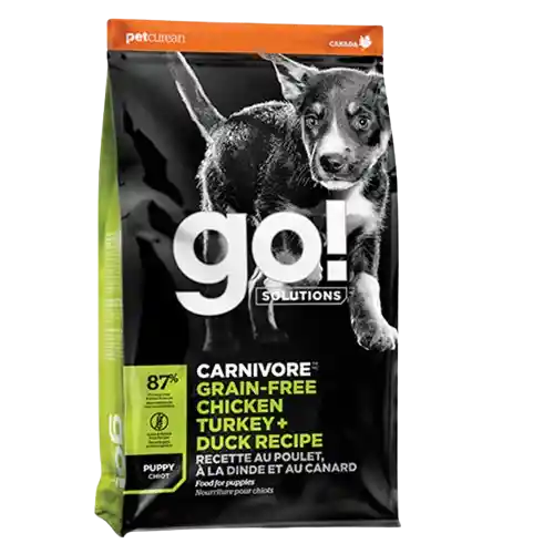 Go! Solutions Carnivore Cachorro Sin Gr Chicken And Duck X 1,6 Kg