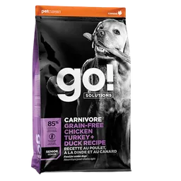 Go! Solutions Carnivore Senior Sin Gr Chicken And Duck X 1,6 Kg