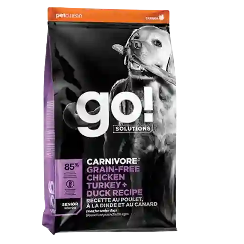 Go! Solutions Carnivore Senior Sin Gr Chicken And Duck X 1,6 Kg