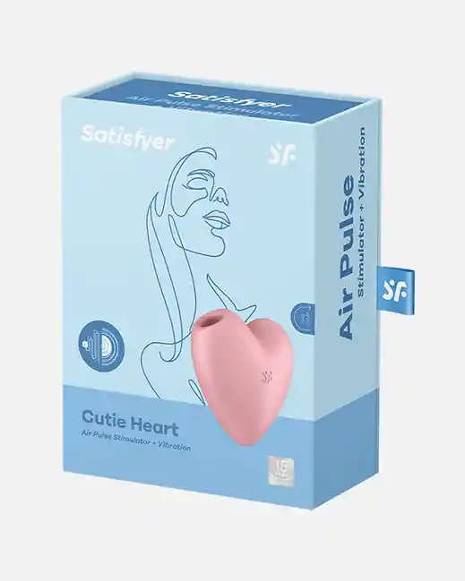 Succionador Vibrador Satisfyer Cutie Heart Corazón / Recargable