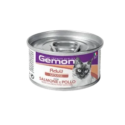 Gemon Cat Adult Mousse Salmon/chicken X 85 Gr