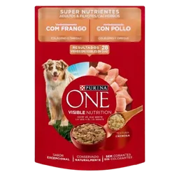 Purina One Pouch Super Nutrientes Perros Cachorros Y Adultos Pollo X 85gr