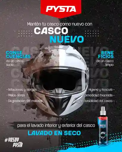 Limpiador Casco Pista Alta Calidad ⚡