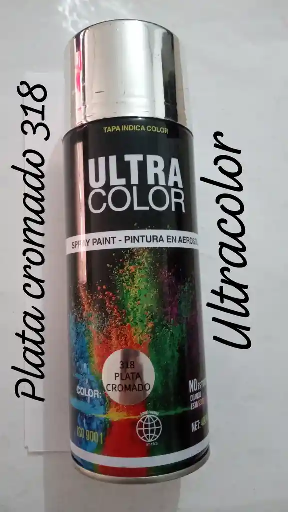 Aerosol Plata Cromado 318 Ultracolor