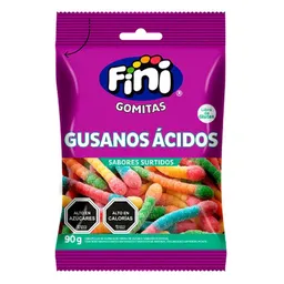 Gomas Fini Gusanos Acidos X80