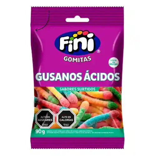 Gomas Fini Gusanos Acidos X80