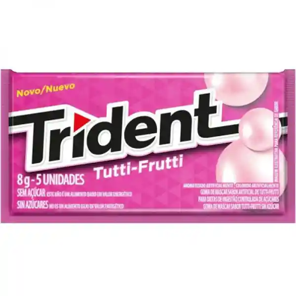 Chicles Trident Tutti Frutti X5