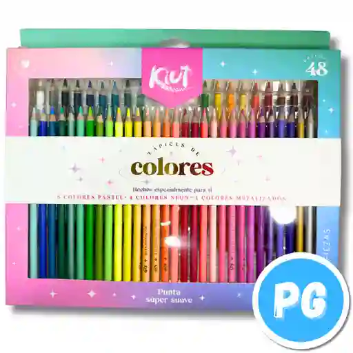 Caja Color Kiut X48 Unds Unipunta