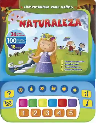 Libro Educativo Divertido Naturaleza Con Sonidos Para Niños