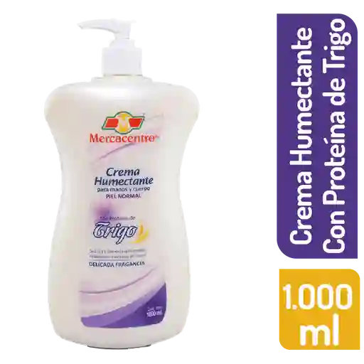 Crema Mercacentro Trigo Humectante 1000 Ml