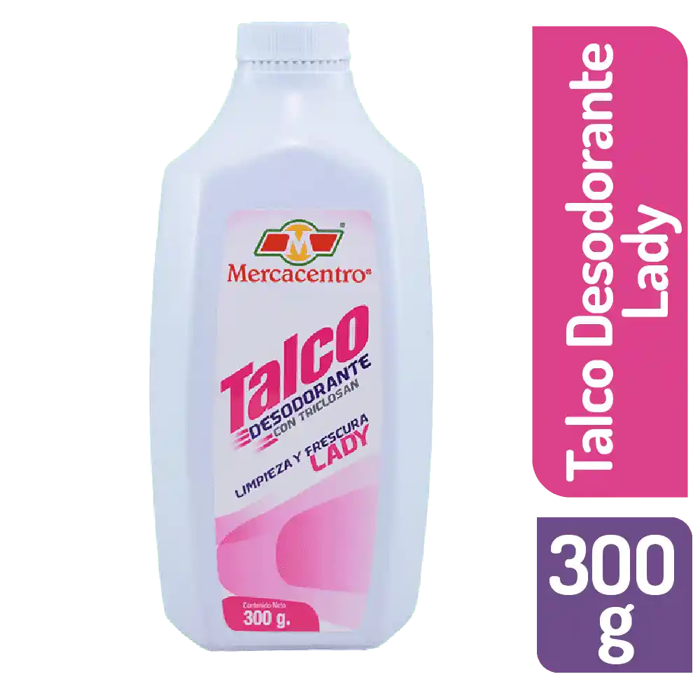 Talco Mercacentro Lady 300 G