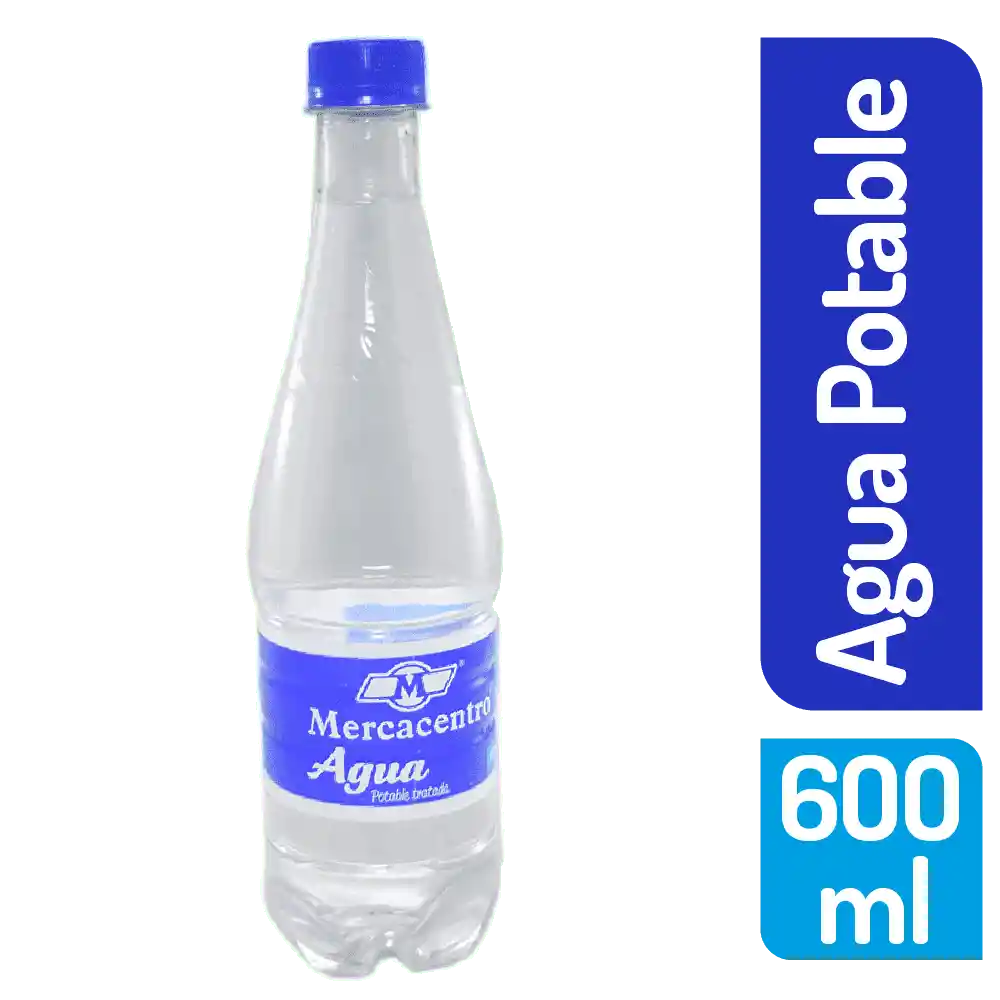 Agua Mercacentro Pet Sin Gas 600 Ml