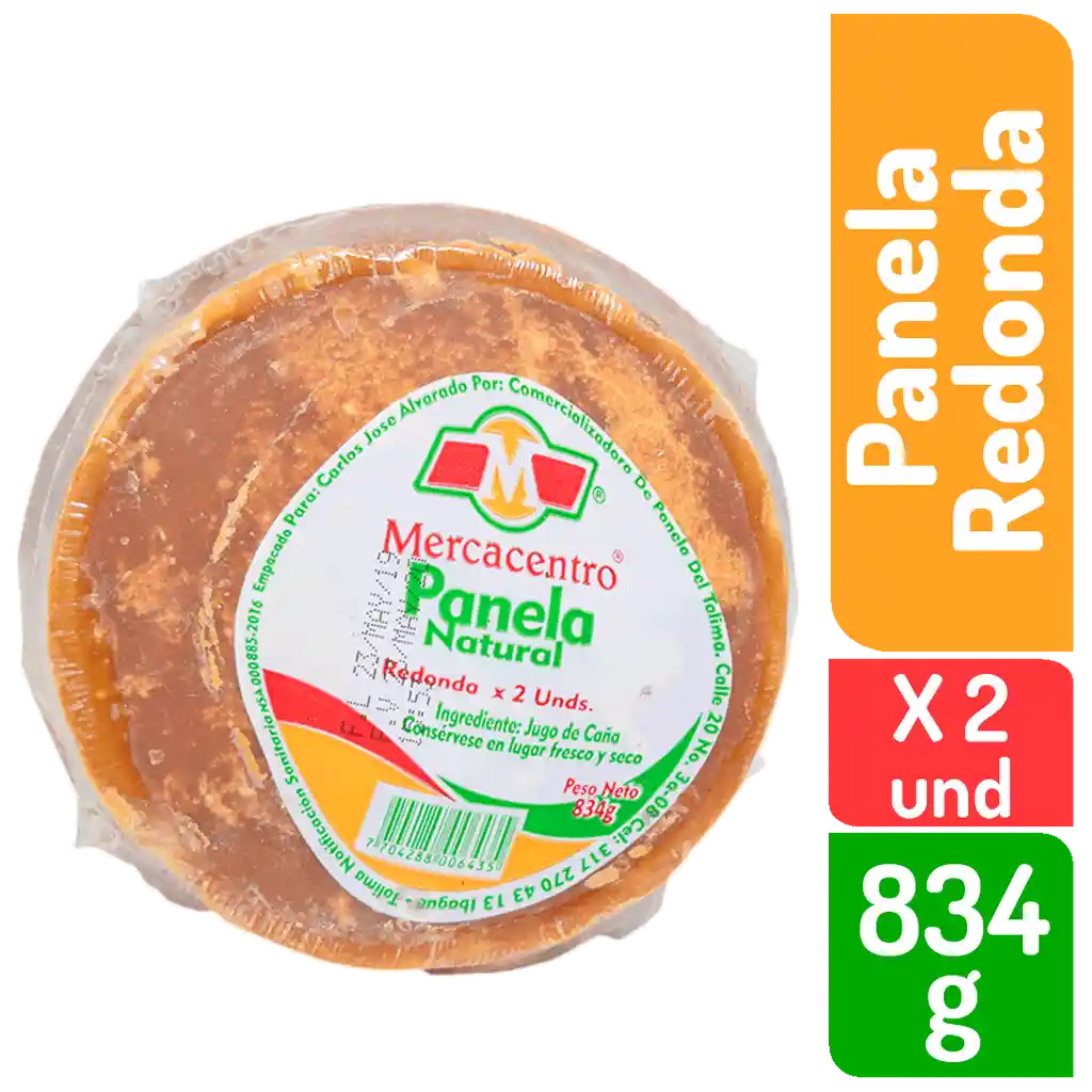 Panela Mercacentro Redonda 830 G