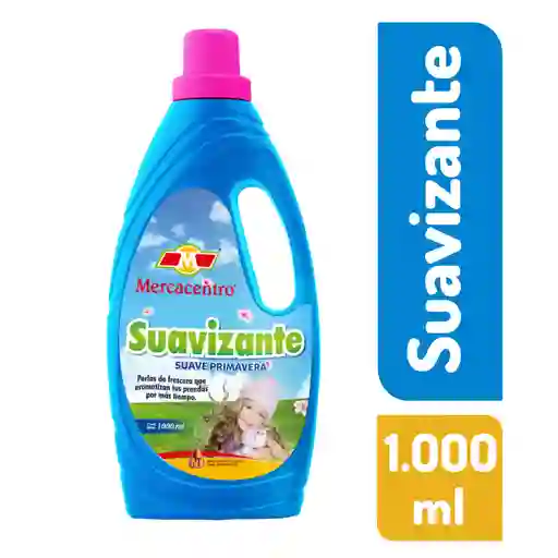 Suavizante De Ropa Mercacentro Suave Primavera 1000 Ml