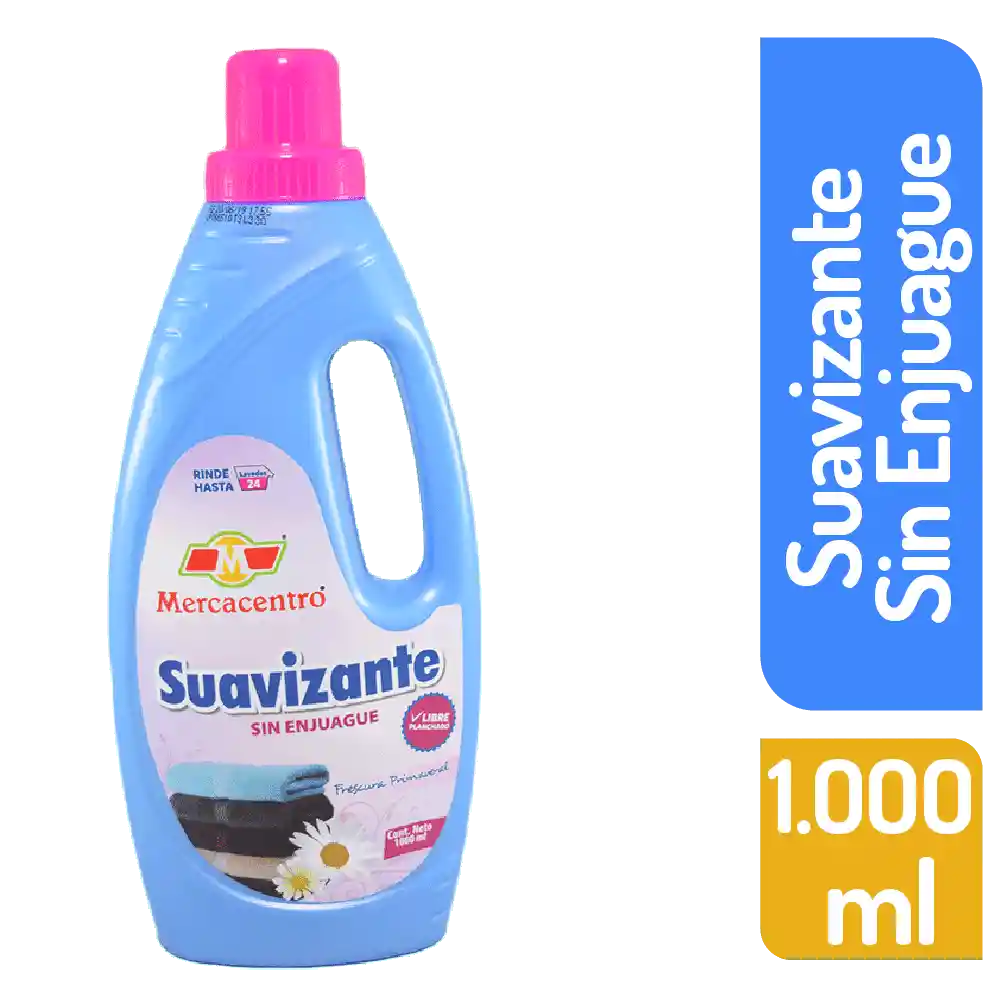 Suavizante De Ropa Mercacentro Libre Enjuague 1000 Ml