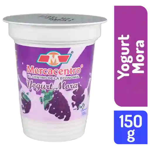 Yogurt Mercacentro Vaso Mora 150 G