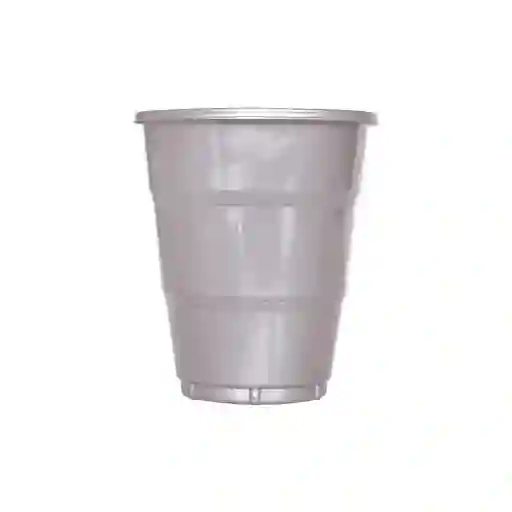 Vaso Desechable Plateado Deluxe Plastico 7 Oz X 10 Und Sempertex